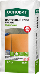 Osnovit graniplix ac14 dust-free super strong adhesive for natural stone, porcelain stoneware and ceramic tiles