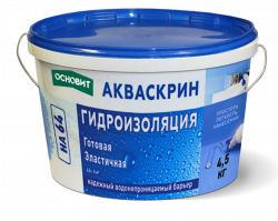 Osnovit aquascreen ha64 off-the- shelf elastic waterproofing compound