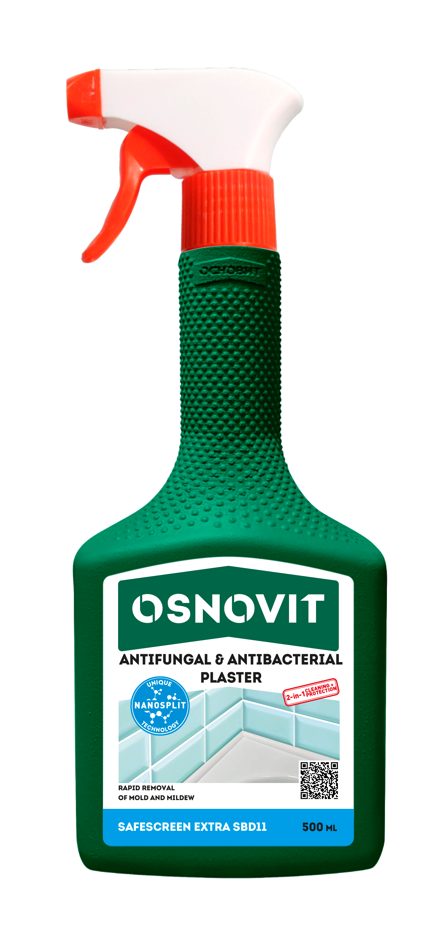Antifungal & Antibacterial Plaster OSΝOVIT SAFESCREEN EXTRA SBD11 Osnovit